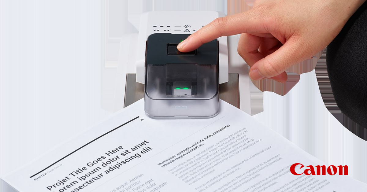 Canon presenta Instant staple remover per gli scanner di produzione Canon